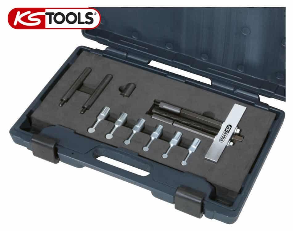 Sada univerzálnych sťahovákov na guličkové ložiská KS Tools 11 – 15 mm / 21 dielna