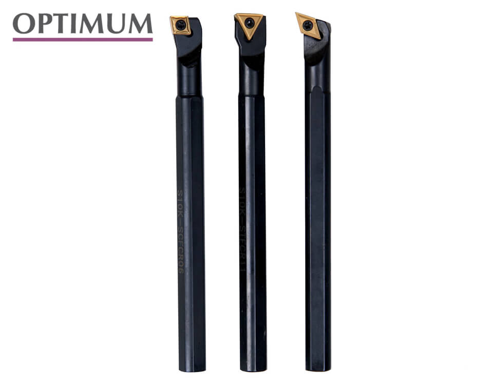 Sada sústružníckych nožov Optimum HM 10 mm – 3 dielna